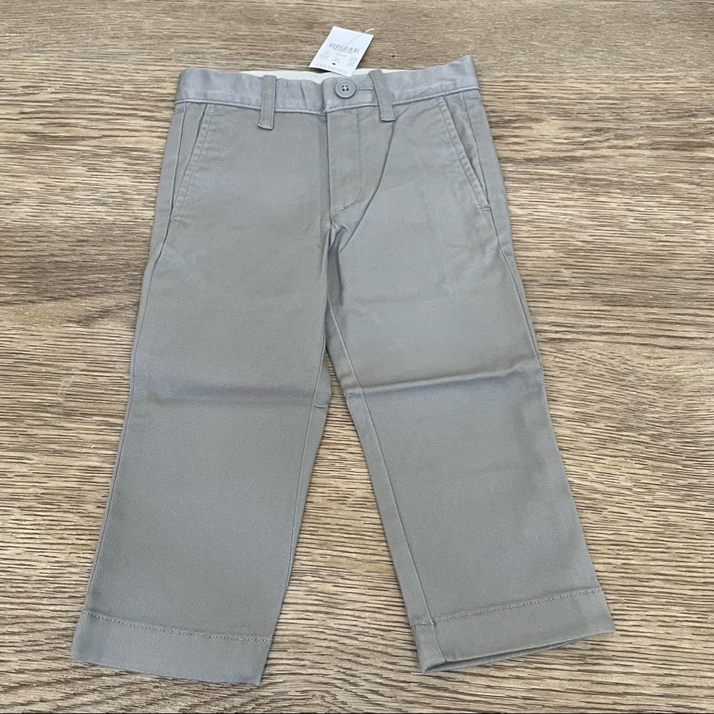 NWT JCrew Crewcuts youth boys chino pants size 2. slim fit.